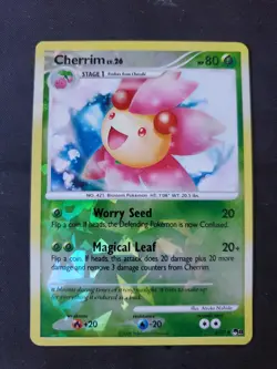 Pokemon Card: Cherrim 6/17 LMP Cracked Ice Reverse Holo POP Series 8 Promo - Image 1