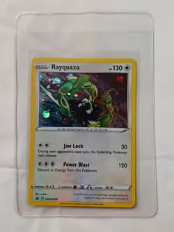 Rayquaza SWSH029 Holo Sword & Shield Promo Pokemon Card - Image 1
