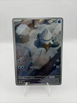 Pokemon TCG Snover 140/132 Full Art Illustration Rare Holo Mega Evolution EN - Image 1