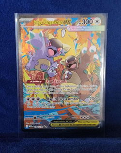 Pokemon Mega Kangaskhan ex 182/132 Me01: Mega Evolution Holo NM - Image 1