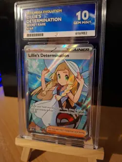 Pokemon TCG Lillie's Determination 169/132 Secret Rare Mega Evolutions ACE 10 - Image 2