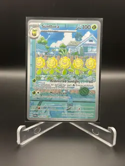 2024 Pokemon TCG SV Twilight Masquerade 169/167 Sunflora Illustration Rare - Image 1