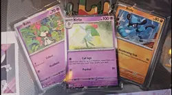 Pokemon TCG Kirlia, Ralts , Riolu Cosmos Holo Promos - Image 1