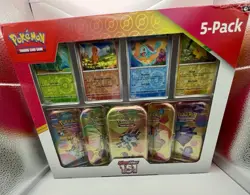 Pokemon Scarlet & Violet 151 Mini Tins 5 Pack - Costco Bundle Sealed - Lot of 2 - Image 1