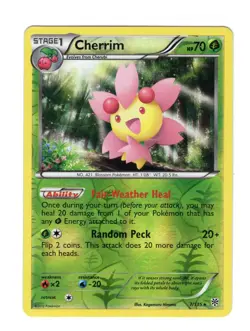 Cherrim 7/135 Plasma Storm Reverse Holo 2012 Pokemon - Image 1
