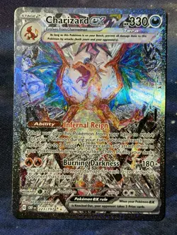 Charizard EX 223/197 Special Illustration Rare SIR Obsidian Flames Pokemon NM - Image 1