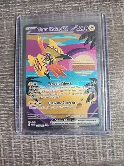English Pokemon Holo Tapu Koko ex - 247/182 - Special Illustration Rare SIR PAR - Image 1