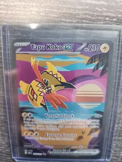 English Pokemon Holo Tapu Koko ex - 247/182 - Special Illustration Rare SIR PAR - Image 5