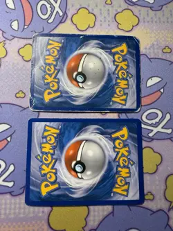 Raikou & Suicune Legend Top and Bottom - Unleashed 92 & 93 Pokemon Cards DAMAGED - Image 2
