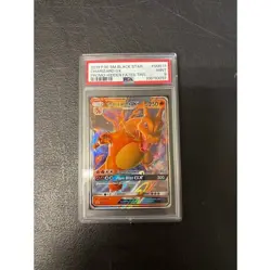PSA 9 Mint 2019 Pokemon SM Black Star Charizard GX Promo Hidden Fates T. #SM211 - Image 1