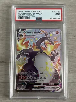 Pokemon - Charizard Vmax Shining Fates SV107/SV122 PSA 9 - Image 1
