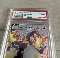 Pokemon - Charizard Vmax Shining Fates SV107/SV122 PSA 9 - Image 3