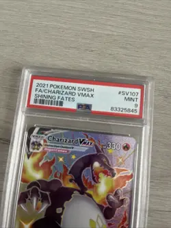 Pokemon - Charizard Vmax Shining Fates SV107/SV122 PSA 9 - Image 4