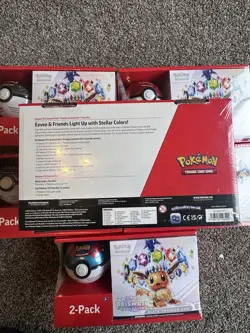 Sam's Club Pokemon Prismatic Evolutions ETB + Pokeball Bundle Sealed FAST SHIP - Image 3