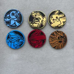 Lot of 6 Official Pokemon TCG Coins - Boost Your Collection! - Image 1