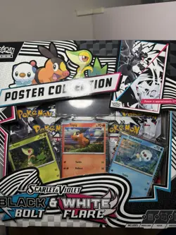 Pokemon SV Black Bolt & White Flare Poster Collection NEW! SEALED! 2 LEFT - Image 3