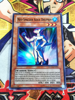 Neo-Spacian Aqua Dolphin potd-en003 Unltd Ed (VLP) Super Rare Yu-Gi-Oh! - Image 1