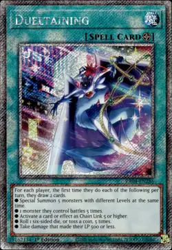 Dueltaining - Platinum Secret Rare 1st Edition RA04-EN286 - NM - YuGiOh - Image 1