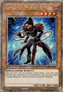 Gagaga Magician - Platinum Secret Rare 1st Edition RA04-EN007 - NM - YuGiOh - Image 1