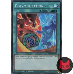 Yugioh Polymerization RA03-EN051 Super Rare 1st Edition NM V3 - Image 1