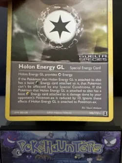 Pokemon Card Energy 105/113 EX Delta Species Reverse Holo Stamped Light Play - Image 3