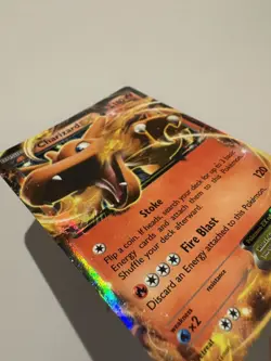 Charizard EX 11/106 Holo Ultra Rare XY Flashfire MP English Pokemon Card - Image 3