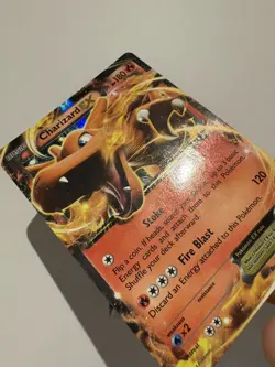 Charizard EX 11/106 Holo Ultra Rare XY Flashfire MP English Pokemon Card - Image 4