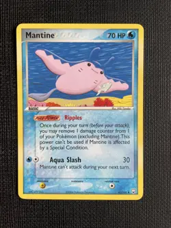 Pokemon Uncommon Card: Mantine 45/109 (Ex Team Rockets Returns Set) - NM - Image 1