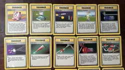 1999 Pokemon Cards ~ BASE TRAINER & ENERGY ~ Wizards WOTC ~ Lot of 24 - Image 2