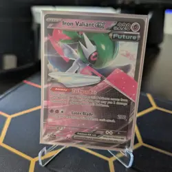 Pokemon TCG Iron Valiant ex 089/182 Double Rare Card PAR NM - Image 1