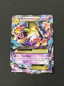 Pokemon Mega M Alakazam EX Ultra Rare Card XY Fates Collide 26/124 - Image 1