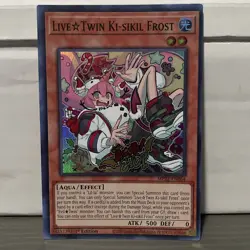 1ST EDITION LIVE TWIN KI-SIKIL FROST 2020 MP22-EN064 YUGIOH CARD (LP/MP) - Image 1