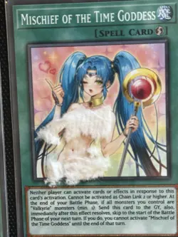 Yugioh mischief of The goddess Lewd Anime Waifu Custom DIY Art Yugioh card - Image 1