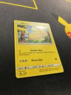 Pikachu SM04 LP/EX -Holo Pokemon Card- Black Star Promo (7q) - Image 2