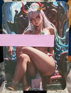 1/1 Only 1 Made Yamato Evil Throne One Piece Spicy Topless Lonestar Customs Card - Image 1