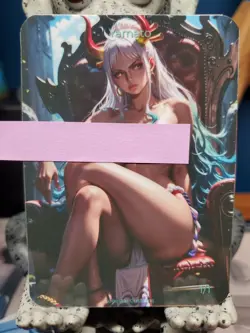 1/1 Only 1 Made Yamato Evil Throne One Piece Spicy Topless Lonestar Customs Card - Image 2