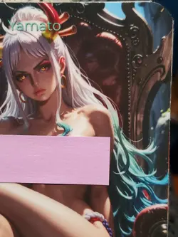 1/1 Only 1 Made Yamato Evil Throne One Piece Spicy Topless Lonestar Customs Card - Image 4