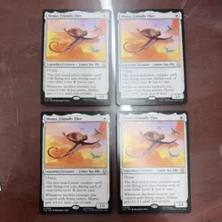 Magic the Gathering MTG Momo, Friendly Flyer Play Set Of 4 Cards - Image 1