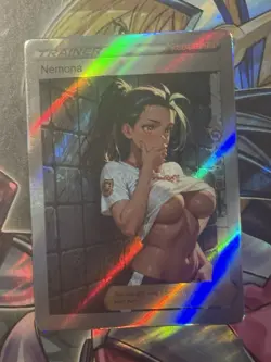 Pokemon Nemona Anime Waifu Custom DIY Trainer Art Sexy Pokemon card - Image 2
