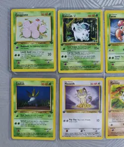 Jungle Set 1st Edition Bundle Joblot Pokemon Cards WOTC Pokemon TCG 1999 x11 - Image 2