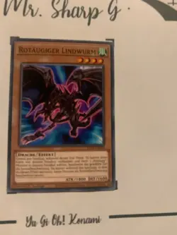 ROTAUGIGER LINDWURM - 1. AUFLAGE LDS1-DE005 DEUTSCH Yu-Gi-Oh! CARD COMMON TCG - Image 2
