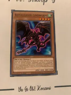 ROTAUGIGER LINDWURM - 1. AUFLAGE LDS1-DE005 DEUTSCH Yu-Gi-Oh! CARD COMMON TCG - Image 5
