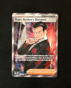 Pokemon Card - Team Rocket's Giovanni 225/182 Destined Rivals - Ultra Rare - NM⭐ - Image 1