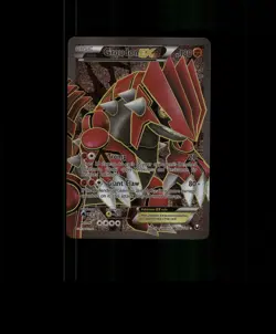 Fan-ART READ DESCRIPTION BELOW Sparkling HOLO Groudon Card Pokemon Card - Image 1