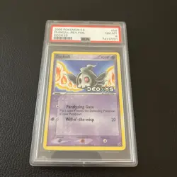 Graded PSA 8 NM-MT DUSKULL 2005 Pokemon EX Card REV FOIL #58 Deoxys - Image 2