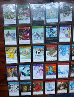 Neopets TCG Hannah and the Ice Caves Complete Set 150/150 WotC Trading Cards - Image 5
