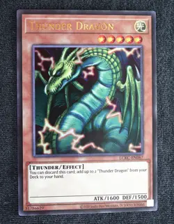 Thunder Dragon (Ultra Rare, LCKC-EN067, Holo) [Mint] Yugioh cards - Image 1