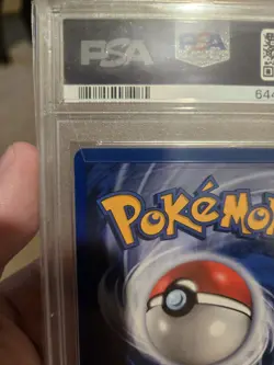 Pokemon Neo Revelation Shining Magikarp Holo Card 66/64 Vintage PSA 8 - Image 3