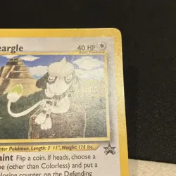 Smeargle #32 Black Star Promo WOTC Pokemon Card MP Tomokazu Komiya - Image 2