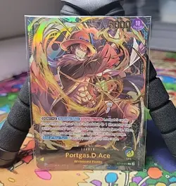 Portgas.D.Ace ST13-002 Premium Card Collection -Leader Collection- One Piece - Image 1